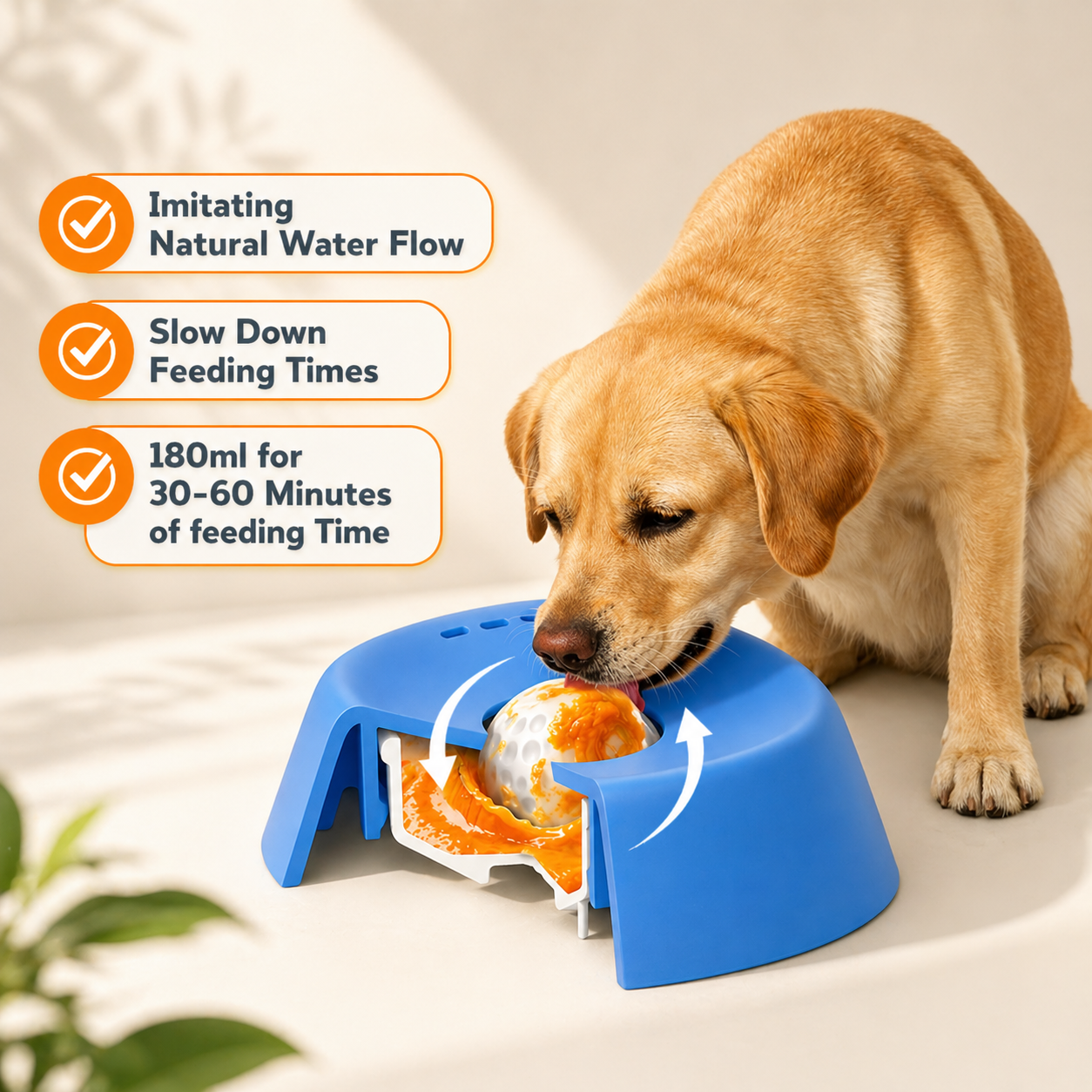 Die Orlano-Spinbowl. Weniger Stress, langsamer essen, glücklichere Hunde